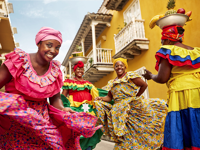 Palenqueras in Cartagena