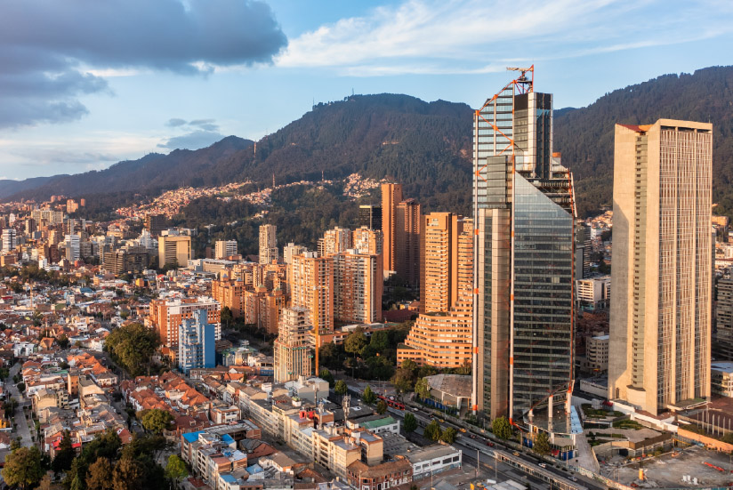 Bogotá city.