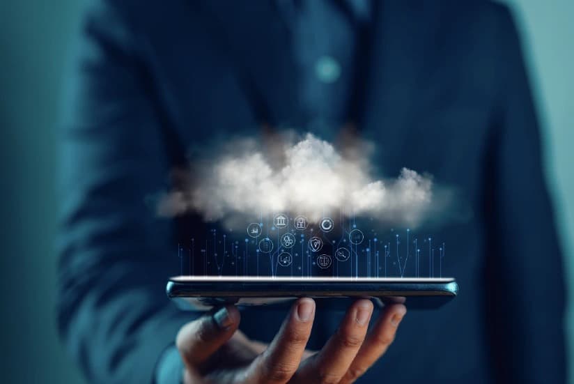 Cloud of a smartphone