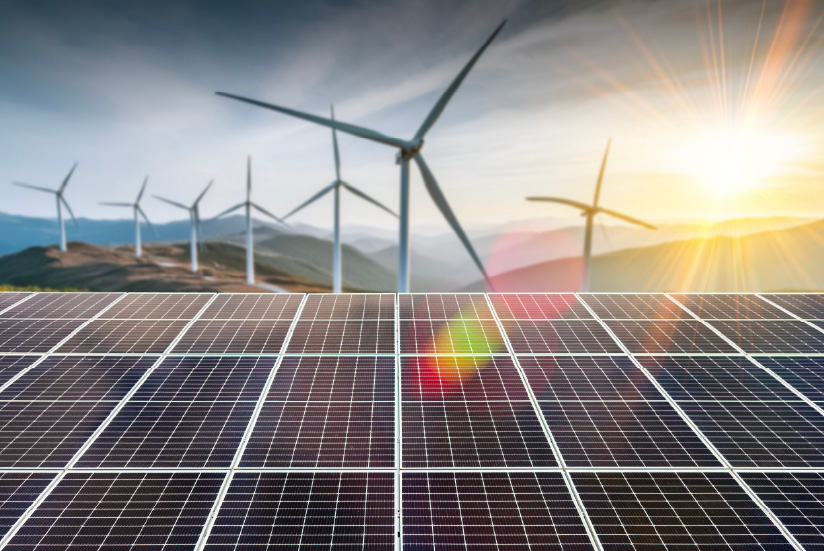 infrastructure for renewable energy production.