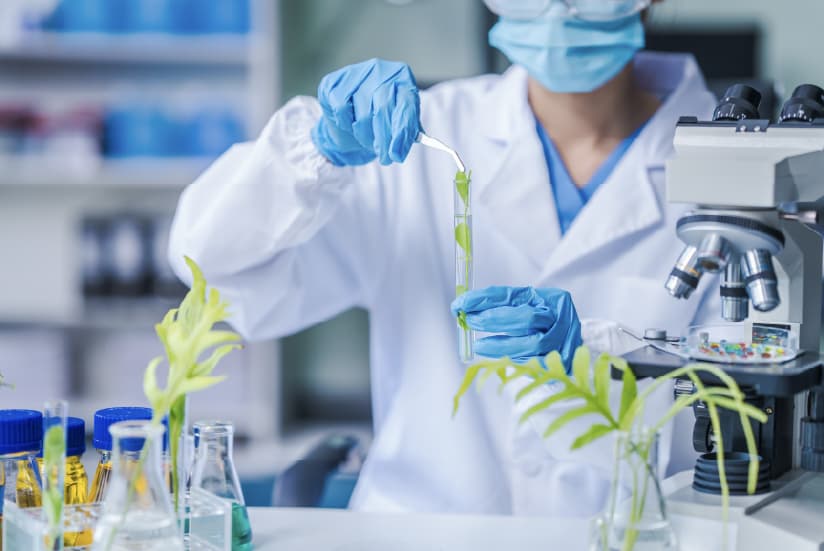 Researching for biotech growth.