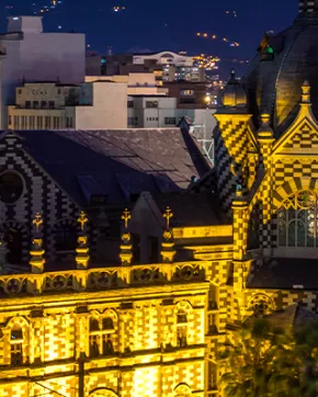 Vista del centro de Medellín.