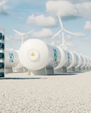 Green hydrogen production process for a global energy transition by technology development.