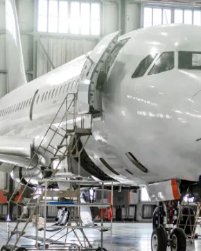 Airplane manufacturing.