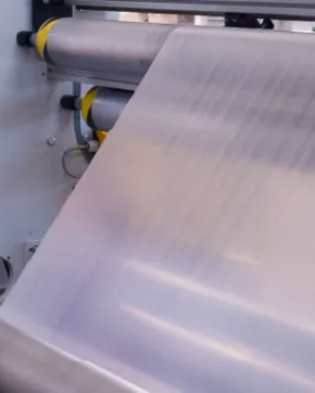 Production machine of innovative plastics.