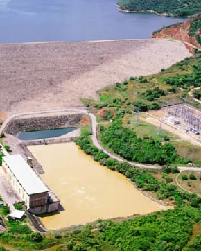 Hydroelectric infrastructure.