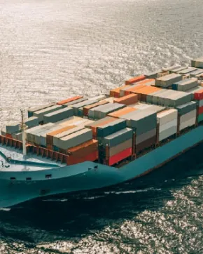 Warehousing and distribution of goods on a ship