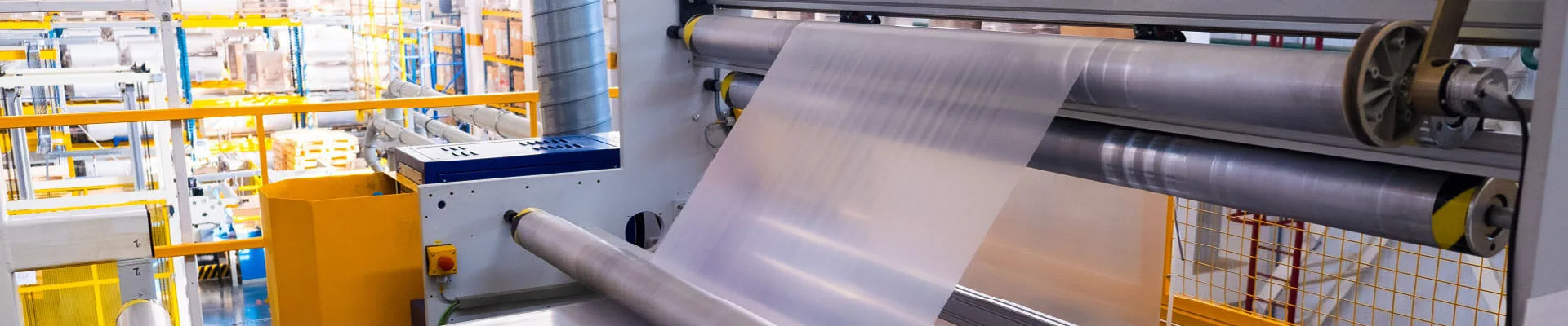 Production machine of innovative plastics.