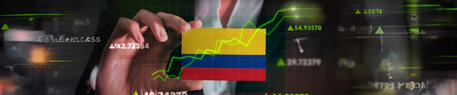Businesswoman looking for companies to invest in Colombia.