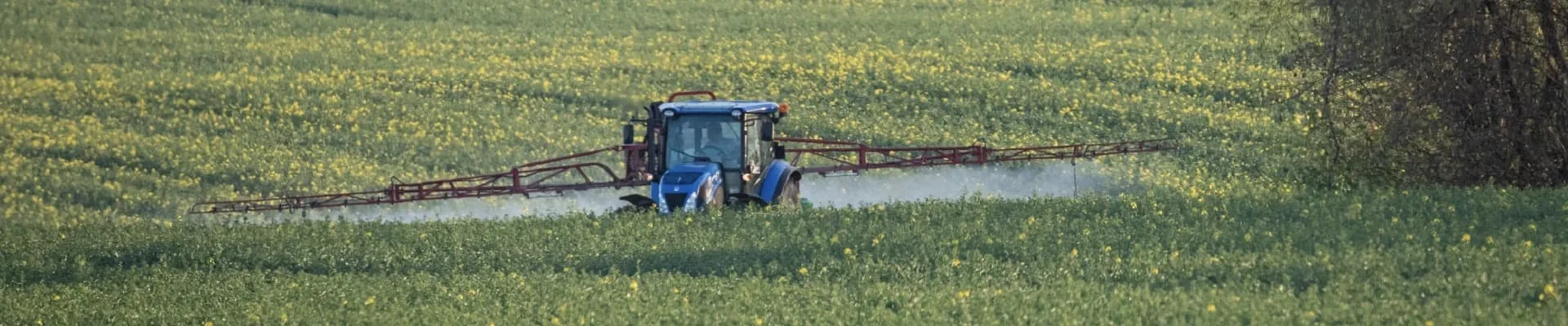 Agrochemicals from Colombia in a farm