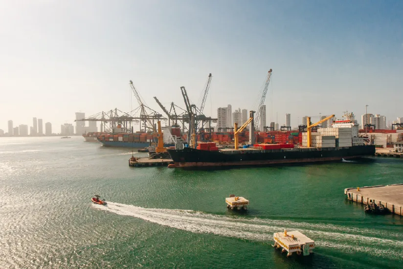 Cartagena’s port.