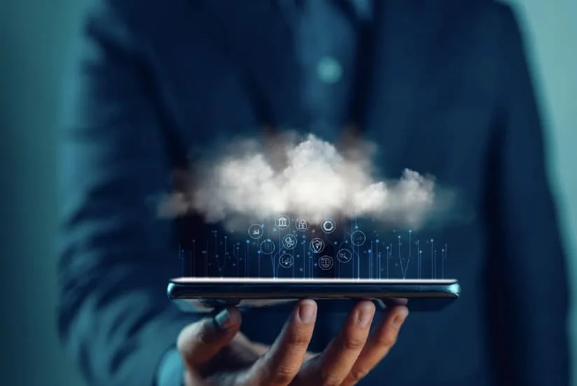 Cloud of a smartphone
