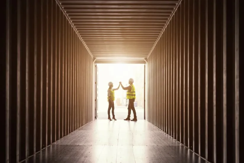 Colombian workers in a Technology Park.