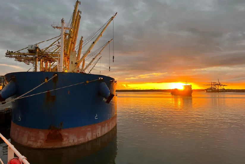 Maritime transport.