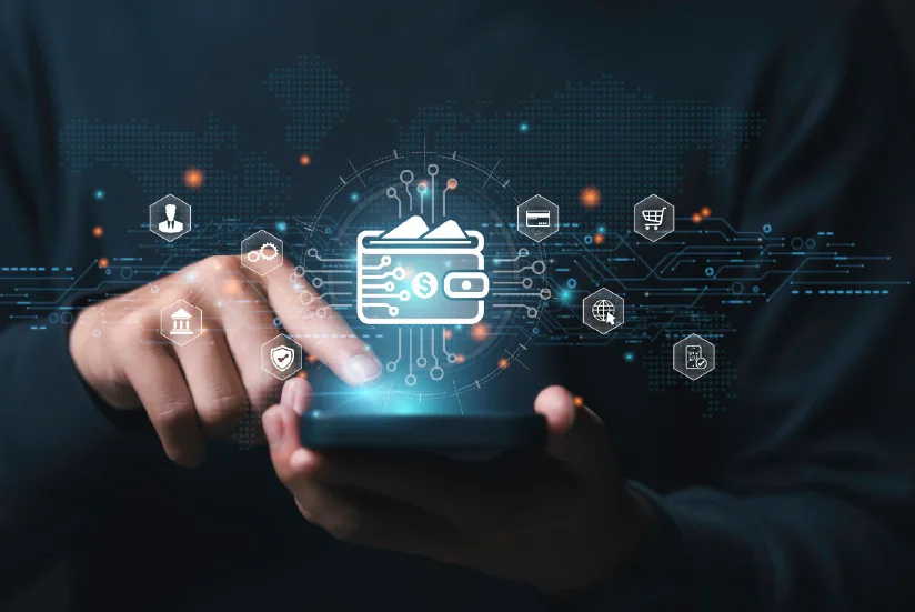Men controlling it digital banking