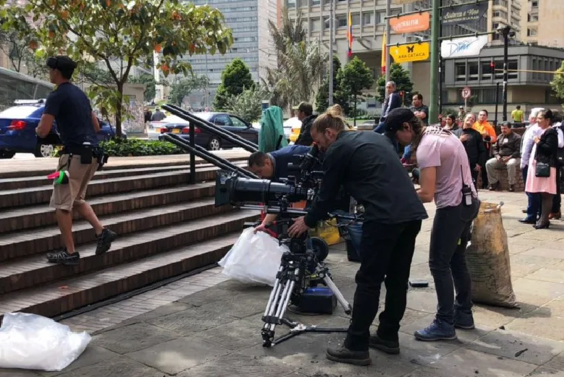 Mile 22 recording in Bogotá