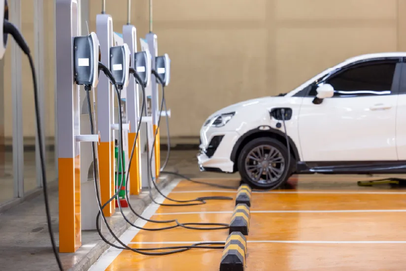 Mobile electric car charging.