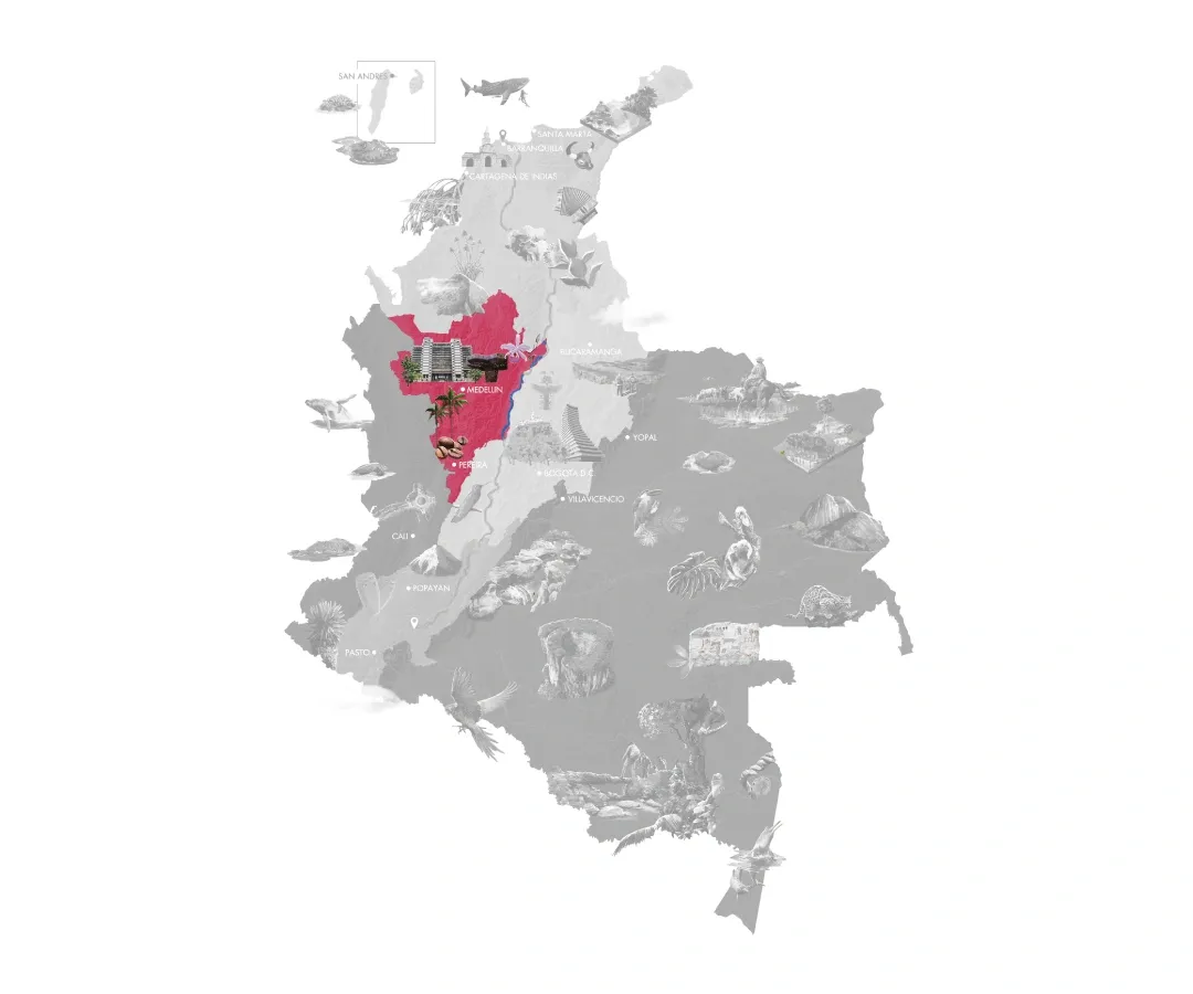 Mapa Andes Occidentales
