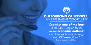 Did you know that the outsourcing of services is an investment opportunity in Colombia?