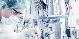 Doctor using medical devices