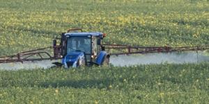 Agrochemicals from Colombia in a farm